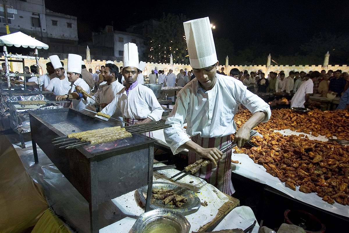 Indian wedding food