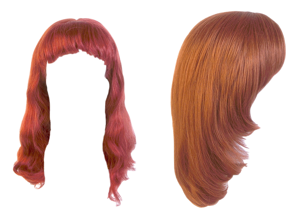 Red hair wig