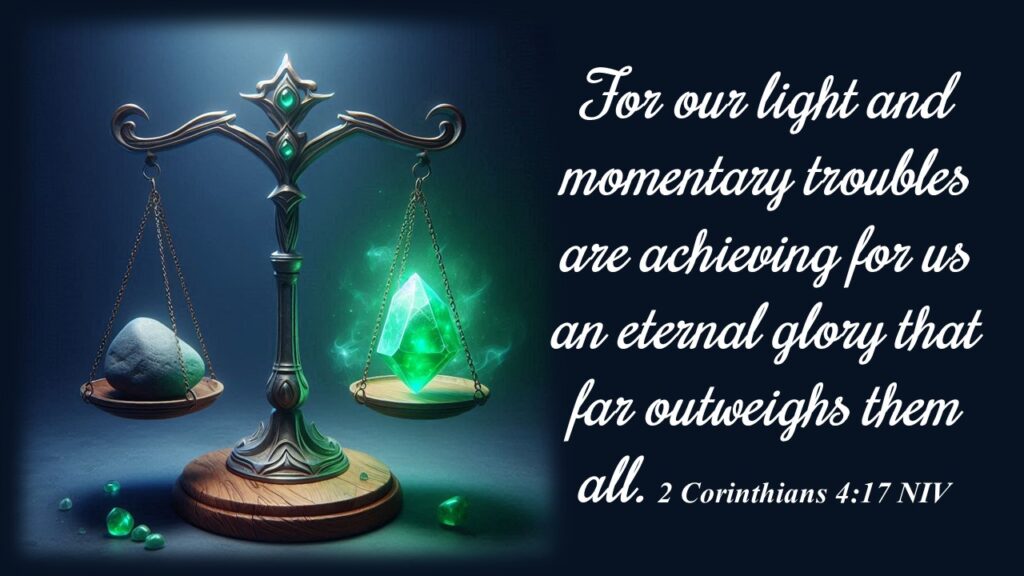 From Temporary Trouble to Eternal Glory