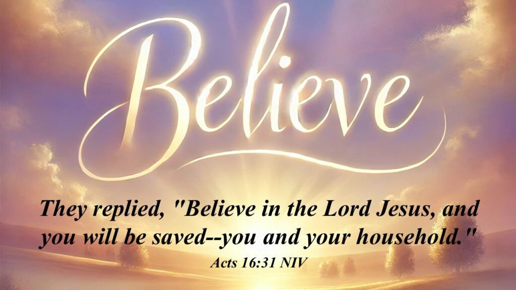 Believe, and Be Made Whole
